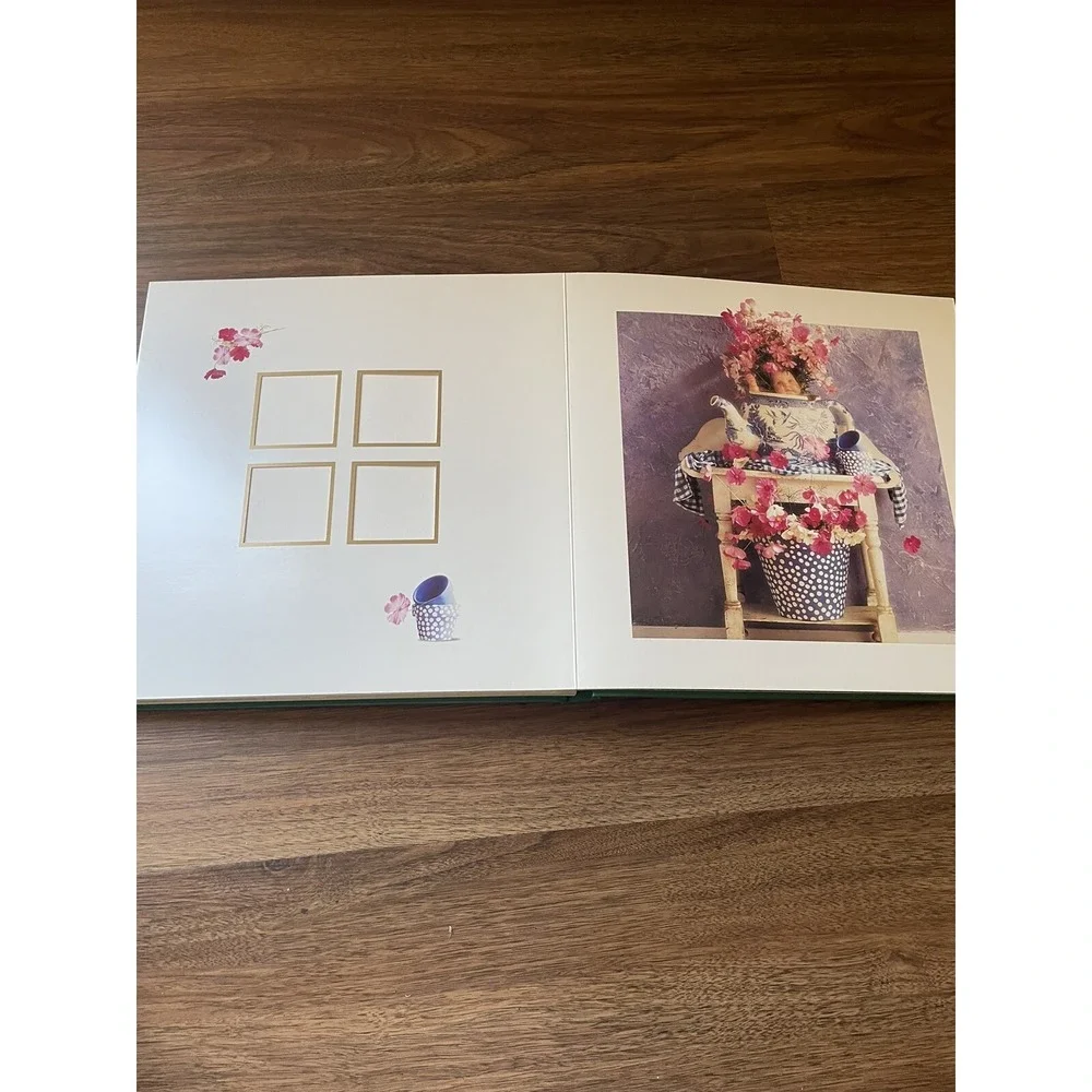 Anne Geddes Vintage Baby Photograph Album Book w/Ribbon Tie